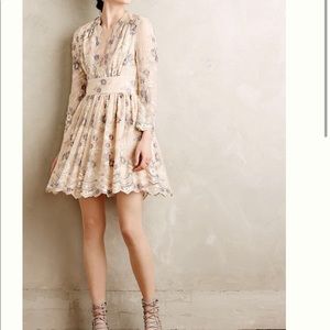 Rare Zimmerman Silk Floral Lace Dress